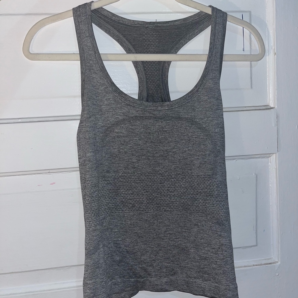 Lululemon size 6 swiftly tech tank grey